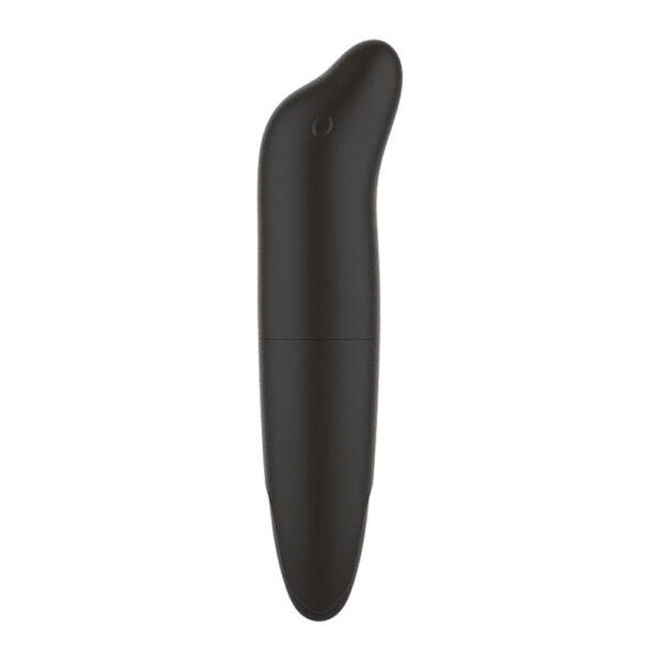 5712-Preto_1 Mini Vibrador Ponto G em Formato de Golfinho Miss Collection