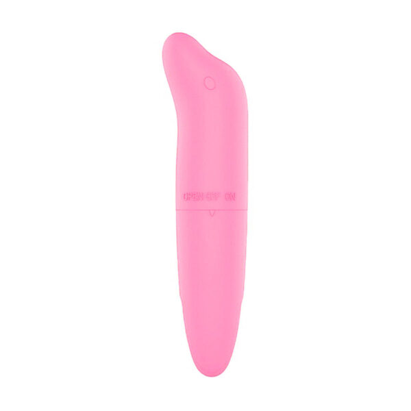 5712-Rosa-Claro_1 Mini Vibrador Ponto G em Formato de Golfinho Miss Collection