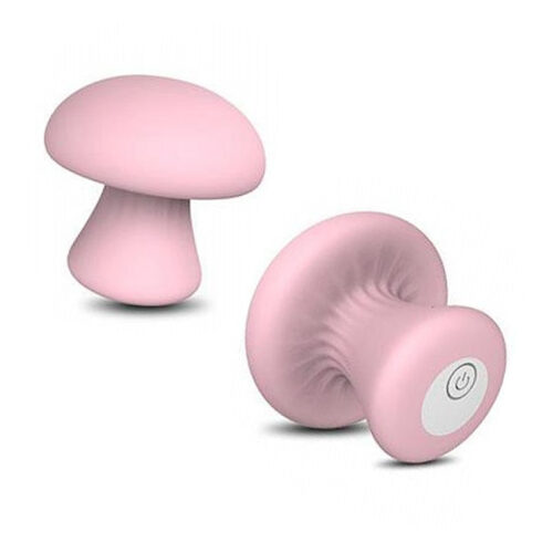 5787-Rosa_1 S-Hande Mushroom Estimulador Clitoriano Recarregável com 9 Modos de Vibração Sexy Import