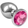 5847-G-Pink_1 Plug Anal com Cristal de Cores Variadas