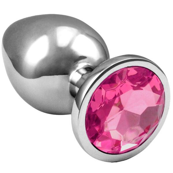 5847-G-Pink_1 Plug Anal com Cristal de Cores Variadas