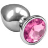 5847-G-Rosa_1 Plug Anal com Cristal de Cores Variadas