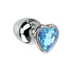 5848-P-Azul-Ceu_1 Plug Anal Cônico com Cristal Formato Coração P Sexy Import