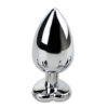 5849-M-Azul_2 Plug Anal Cônico com Cristal Formato Coração M Sexy Import