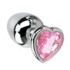 5849-M-Rosa_1 Plug Anal Cônico com Cristal Formato Coração M Sexy Import