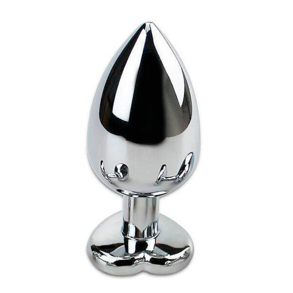 5849-M-Roxo_2 Plug Anal Cônico com Cristal Formato Coração M Sexy Import