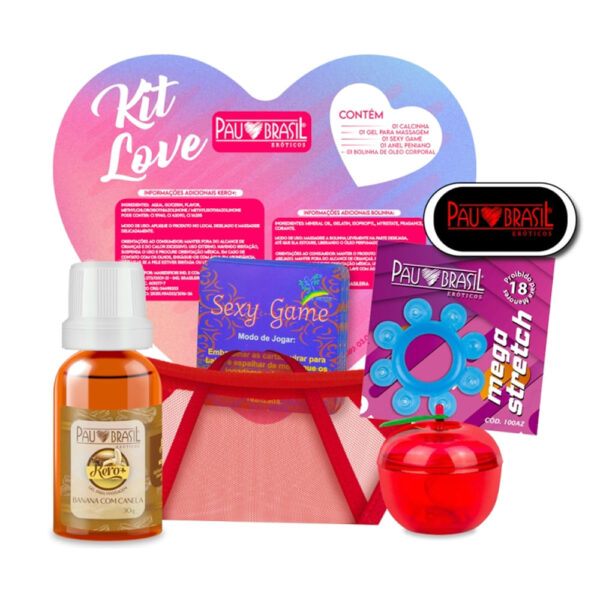 Kit Love Sensual Pau Brasil
