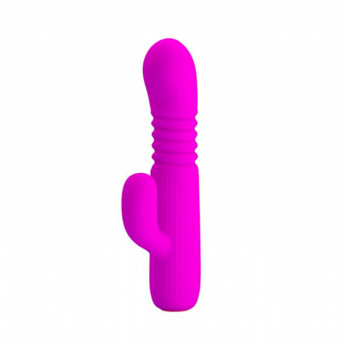5958-Roxo_1 Pretty Love Leopold Vibrador Ponto G e Clitóris com 4 Funções de Vibração e Vai e Vem Sexy Import