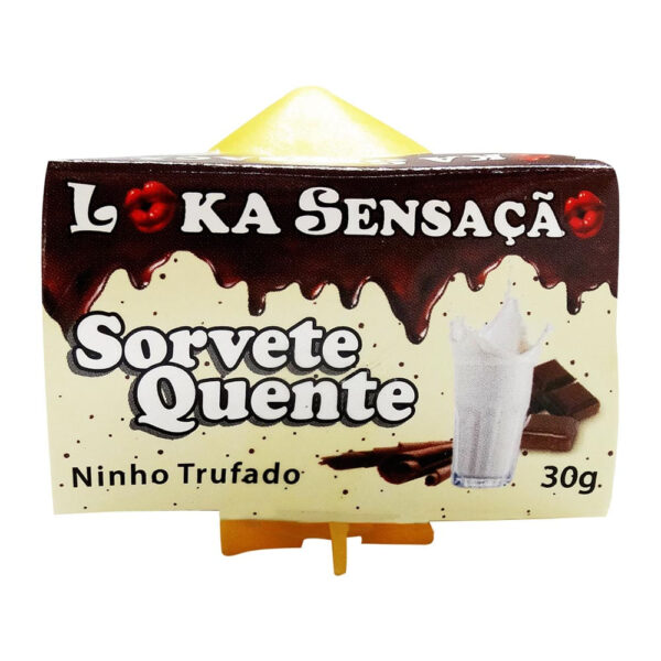 59700_1 Sorvete Quente Sabor Ninho Trufado 30g Loka Sensação