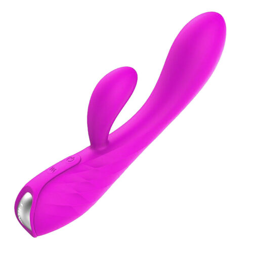 5973-Pink_1 S-Hande Muses Vibrador de Ponto G com Estimulador de Clitóris Miss Collection