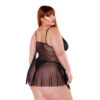 Camisola Noite em Chamas Plus Size com Calcinha Personalizável Tallyta Moda Apimentada