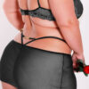 6.284-G1-Preto_3 Camisola Pura Tentação Plus Size Personalizável e Calcinha Coleção Metamorfose Tallyta Moda Apimenta