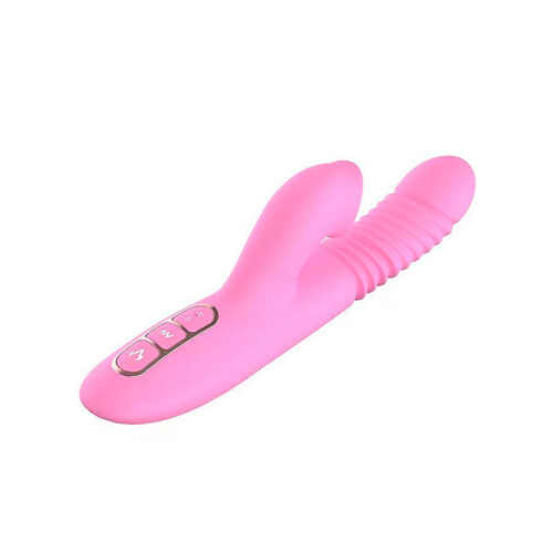 6035-Rosa_1 Dibe Massageador Angellia 7 Níveis de Rotação e Vibração Sexy Import