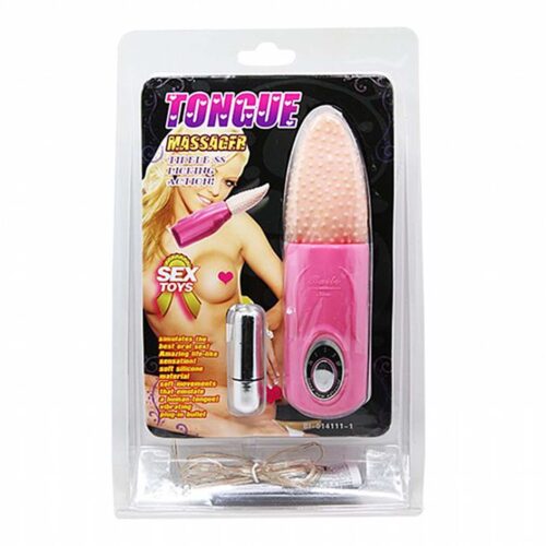 6072_1 Tongue Estimulador Feminino em Formato de Língua com 3 Modos de Vibração e Rotação Sexy Import
