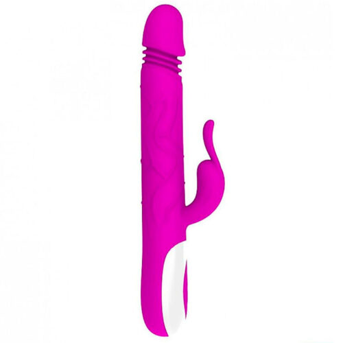 6110-Roxo_2 Pretty Love Adrian Massageador com 12 Vibrações e 4 Vai e Vem Sexy Import