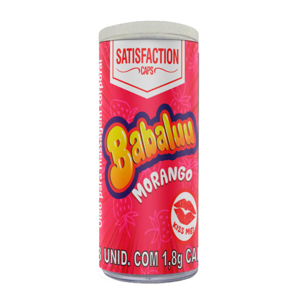 6143754-Morango_1 Babaluu Bolinha em CƔpsula 3 Unidades Satisfaction Caps