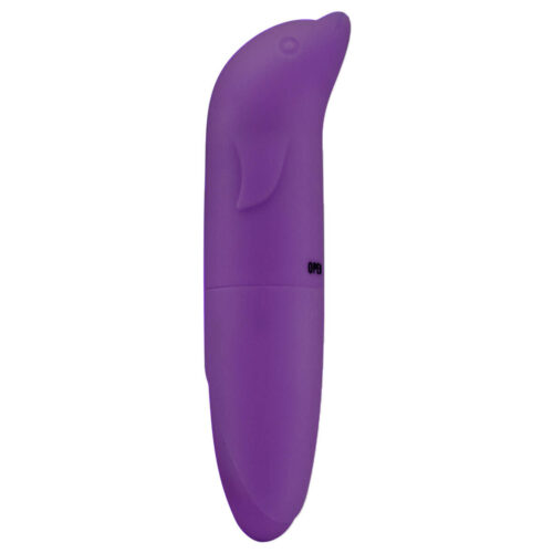 6178-Roxo_1 Vibrador Ponto G Formato Golfinho Aveludado Sexy Import