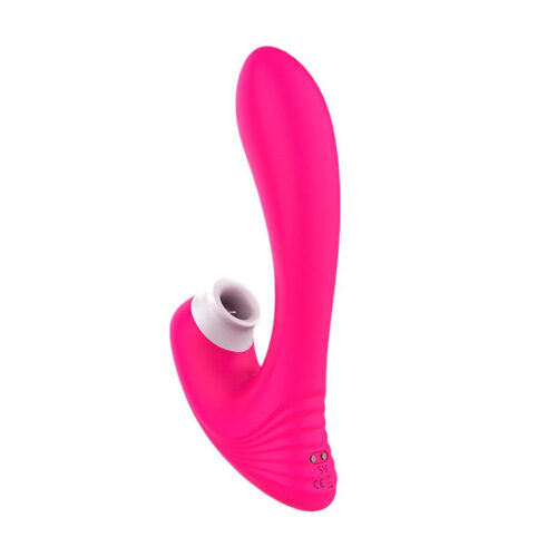 6213-Pink_1 S-Hande Dawn Massageador de Ponto G com 9 Modos de Vibração e 9 modos de Sucção Sexy Import