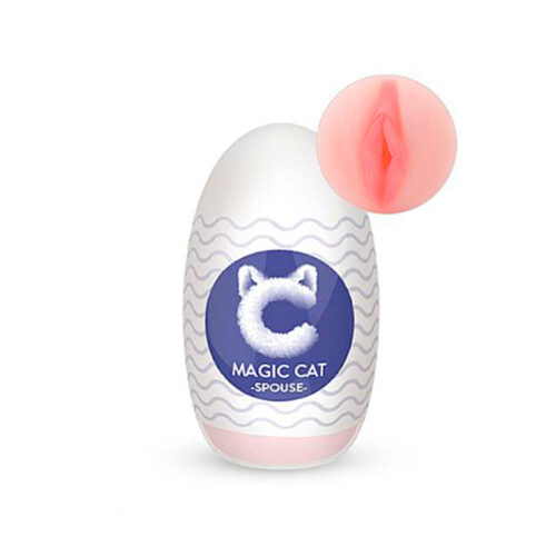 6440-Spouse_1 Magic Cat Spouse Egg em CyberSkin Formato Vagina Sexy Import