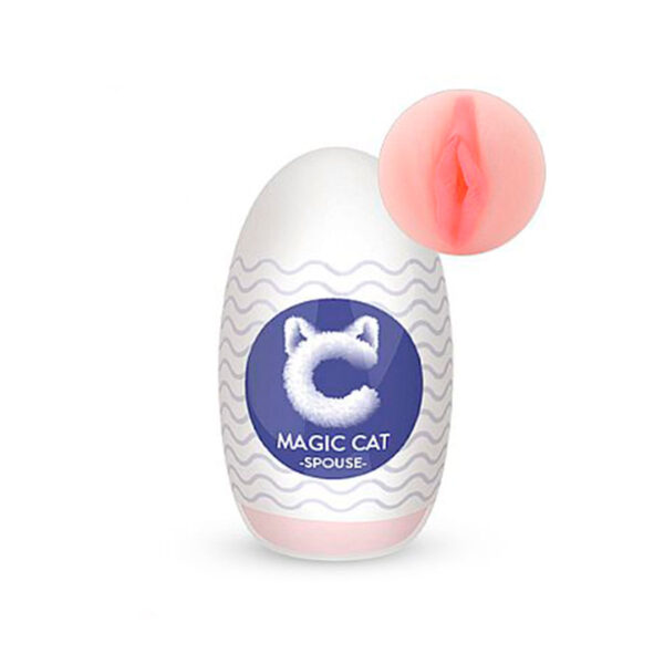 6440-Spouse_1 Magic Cat Spouse Egg em CyberSkin Formato Vagina Sexy Import