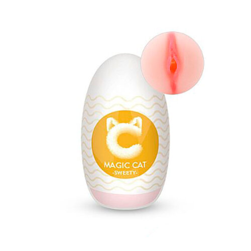 6440-Sweety_1 Magic Cat Sweety Egg em CyberSkin Formato Vagina Sexy Import