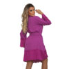 645-U-Odalisca_2 Robe Feminino Rendado com Amarração My Fábrica