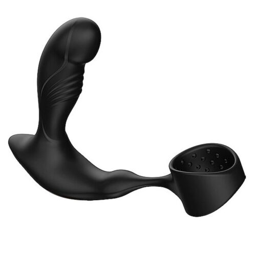 6498_1 Dibe II Massageador de Próstata com Anel Peniano em Silicone Miss Collection
