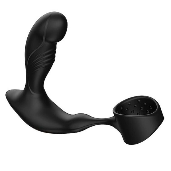 Dibe II Massageador de Próstata com Anel Peniano em Silicone Miss Collection