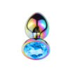 Plug Anal de Aço com Pedra de Cristal Tamanho G Sexy Import