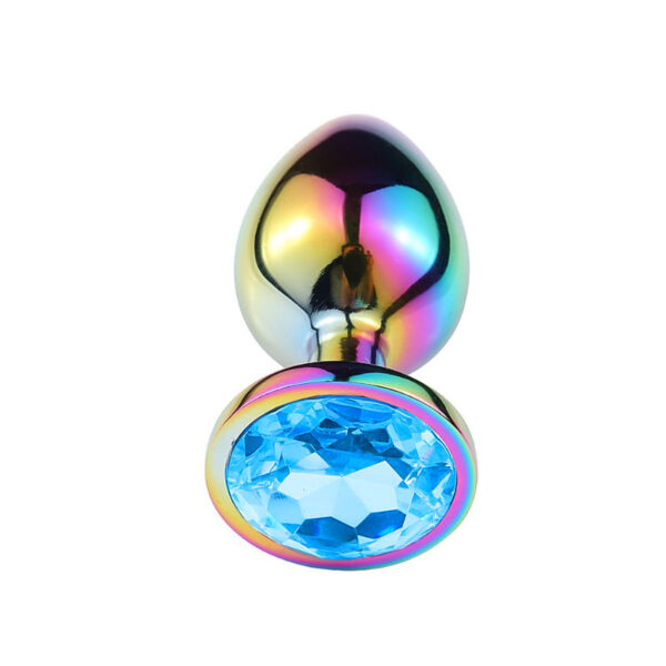 Plug Anal de Aço com Pedra de Cristal Tamanho G Sexy Import