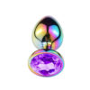 Plug Anal de Aço com Pedra de Cristal Tamanho G Sexy Import