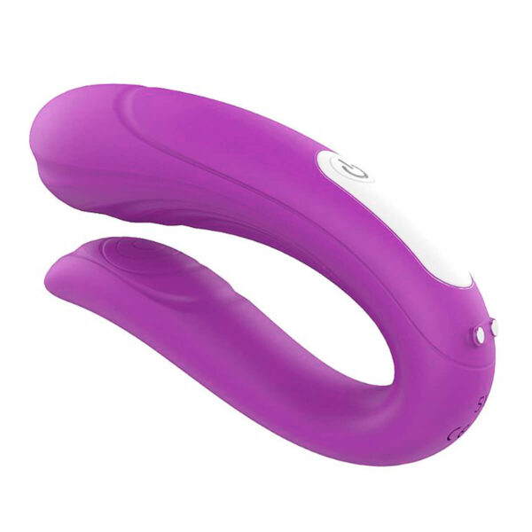 6613-Roxo_1 S-Hande Mermaid Massageador de Casal em Silicone Miss Collection
