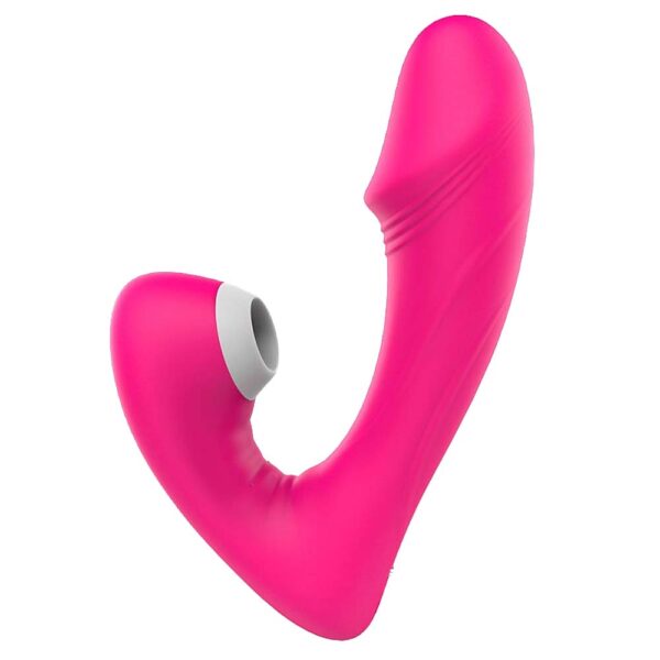 6614-Pink_1 S-Hande Fierce Massageador de Ponto G com Pulsação Miss Collection