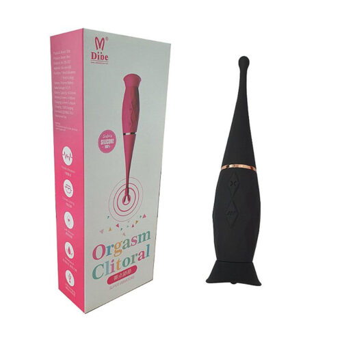 6675-Preto_1 Dibe Estimulador Clitoriano Bess com Formato de Língua Sexy Import