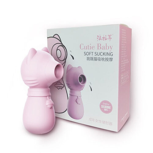 6680_1 Cutie Baby Pag Soft Sucking Estimulador Clitoriano 7 Modos de Pulsação Sexy Import