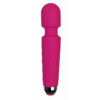 6757-Pink_1-1 Massageador Varinha em Silicone com 20 Modos de Vibração Sexy Import