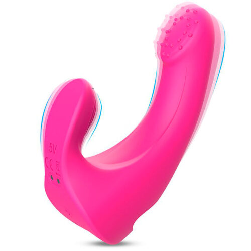 6897-Pink_1 S-hande Finger-Gun Massageador de Ponto G e Clitóris com 9 Modos de Vibração Sexy Import