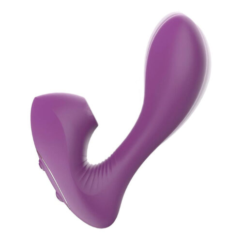 6933-Roxo_1 S-Hande Wistaria Massageador de Ponto G com 10 Modos de Pulsação e Vibração Sexy Import