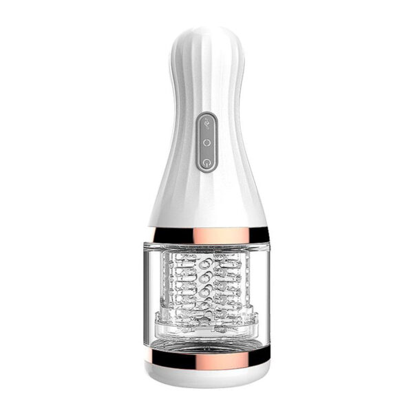 6965-Branco_1 Dibe Masturbador Lanterna com Formato de Vagina e 7 Modos de Rotação Sexy Import