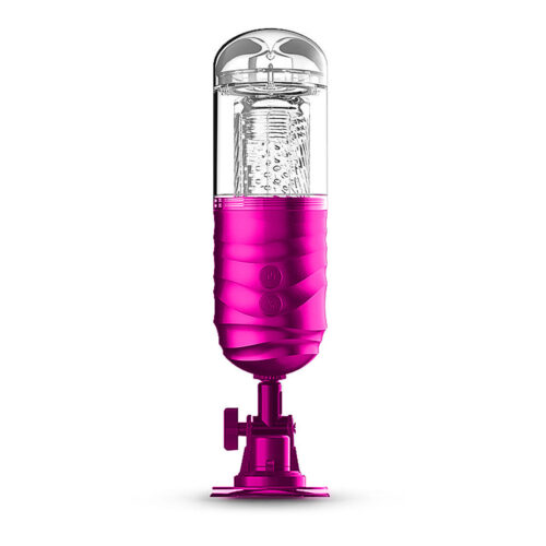 6967-Rosa_1 Dibe Spiral Masturbador Masculino Lanterna com 7 Modos de Vibração Sexy Import