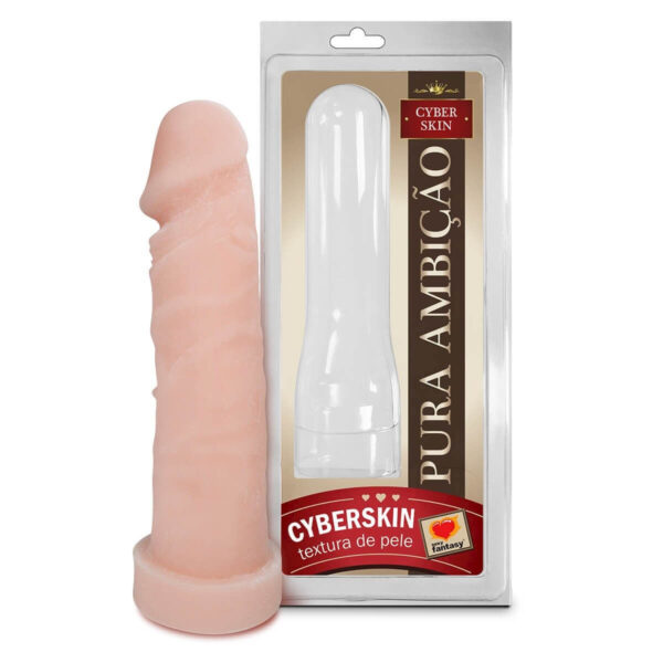6_1 Capa Peniana em Cyber Skin Pura Ambição 18x4,5 cm Sexy Fantasy