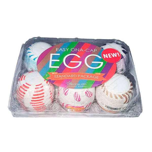 7018-Mesh_2 Magical Kiss Easy Ona-Cap Egg Masturbador Masculino Texturizado Sexy Import