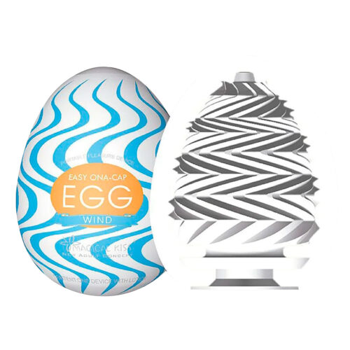7018-Wind_1 Magical Kiss Easy Ona-Cap Egg Masturbador Masculino Texturizado Sexy Import