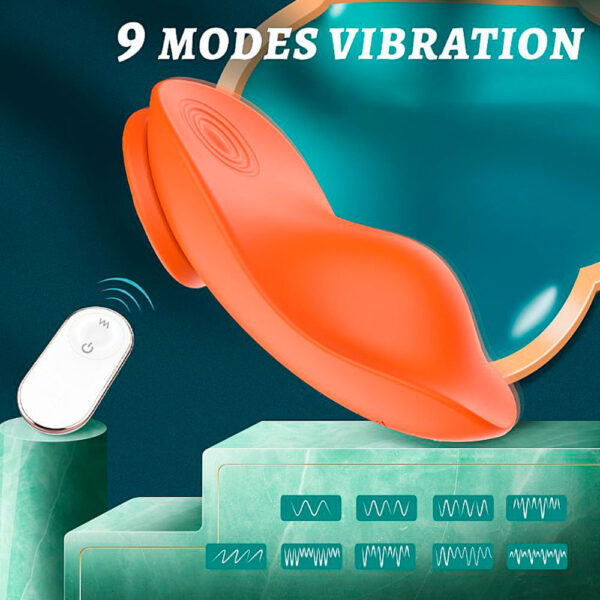 Leaf Vibrador de Calcinha com 9 Modos de Vibração e Controle Remoto Sexy Import