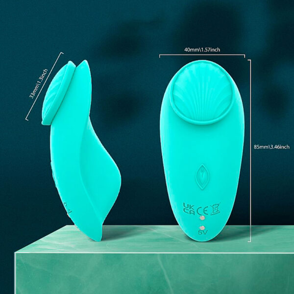 Leaf Vibrador de Calcinha com 9 Modos de Vibração e Controle Remoto Sexy Import