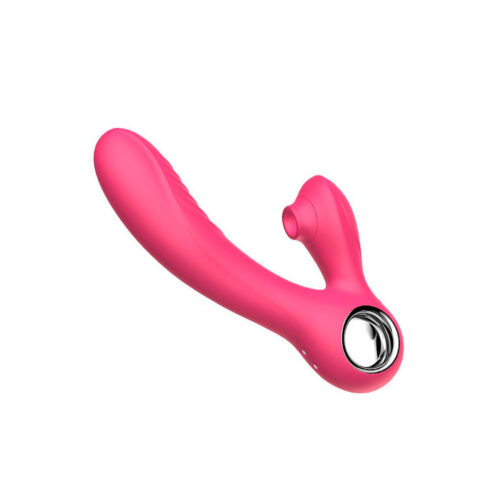7216-Rosa-Neon_1 Raptor Vibrador Ponto G com Estimulador Clitoriano e 10 Modos de Vibração e Pulsação Sexy Import