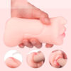 7267-Bege_5 S-Hande Masturbador Masculino em Cyberskin com Formato de Vagina e Boca Sexy Import