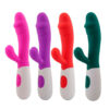 7273-Pink_3 Vibrador Ponto G com Estimulador de Clitóris com 10 Modos de Vibração Sexy