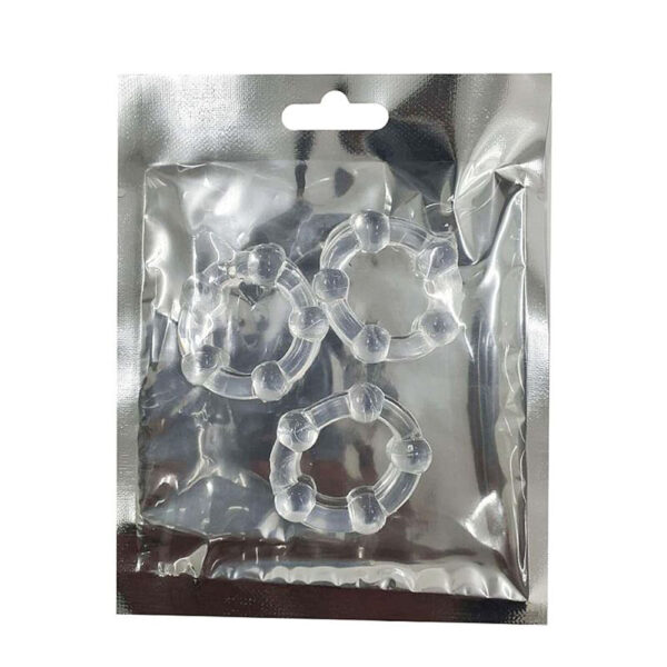 7308-Transparente_2 Kit Anel Peniano com 3 unidades