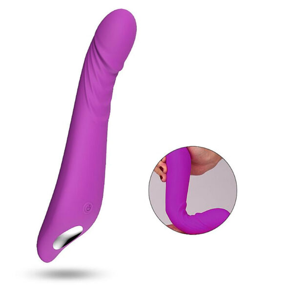 7318-Roxo_2 S-Hande Ares Vibrador Ponto G com 9 Modos de Vibração Sexy Import